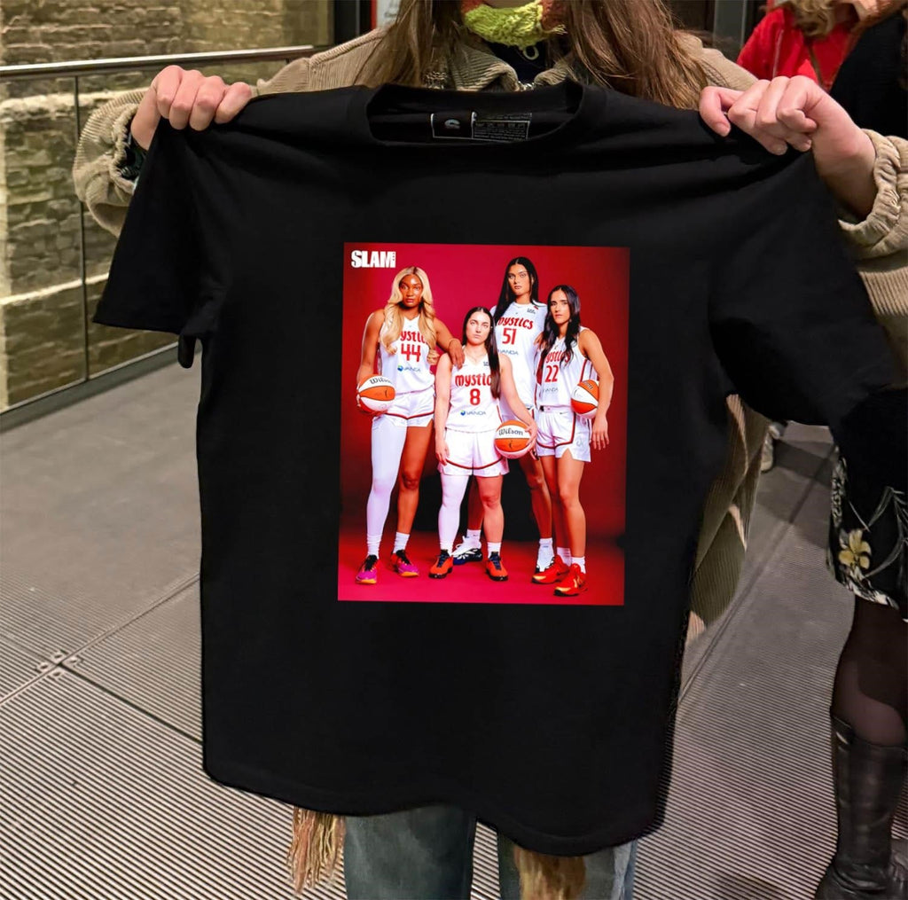 SLAM Mystics Basketball Players Team Photo - Adult & Kids T-Shirts, Sweatshirts & Hoodies apparel design preview 2