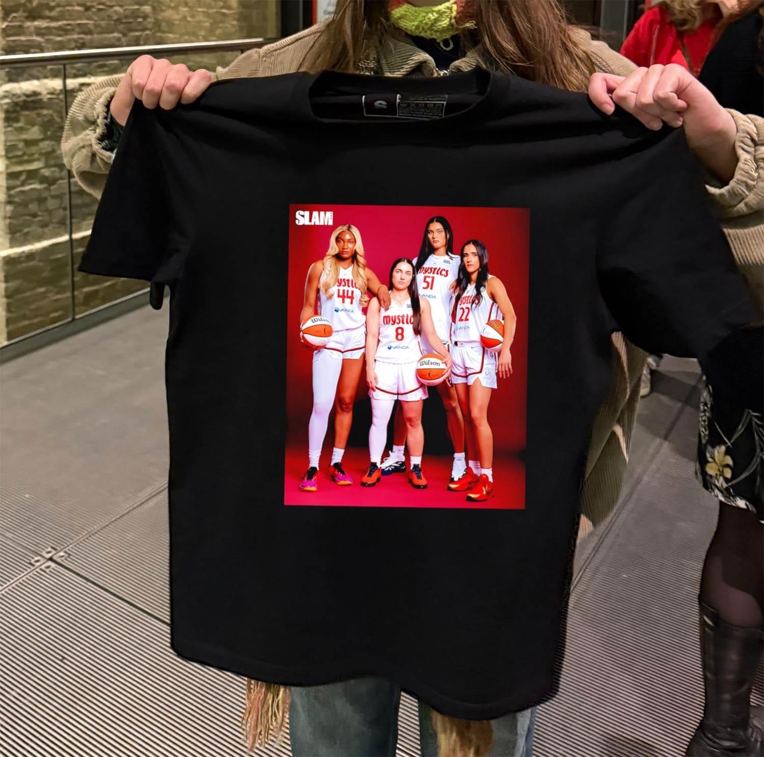 SLAM Mystics Basketball Players Team Photo - Adult & Kids T-Shirts, Sweatshirts & Hoodies apparel design preview 2
