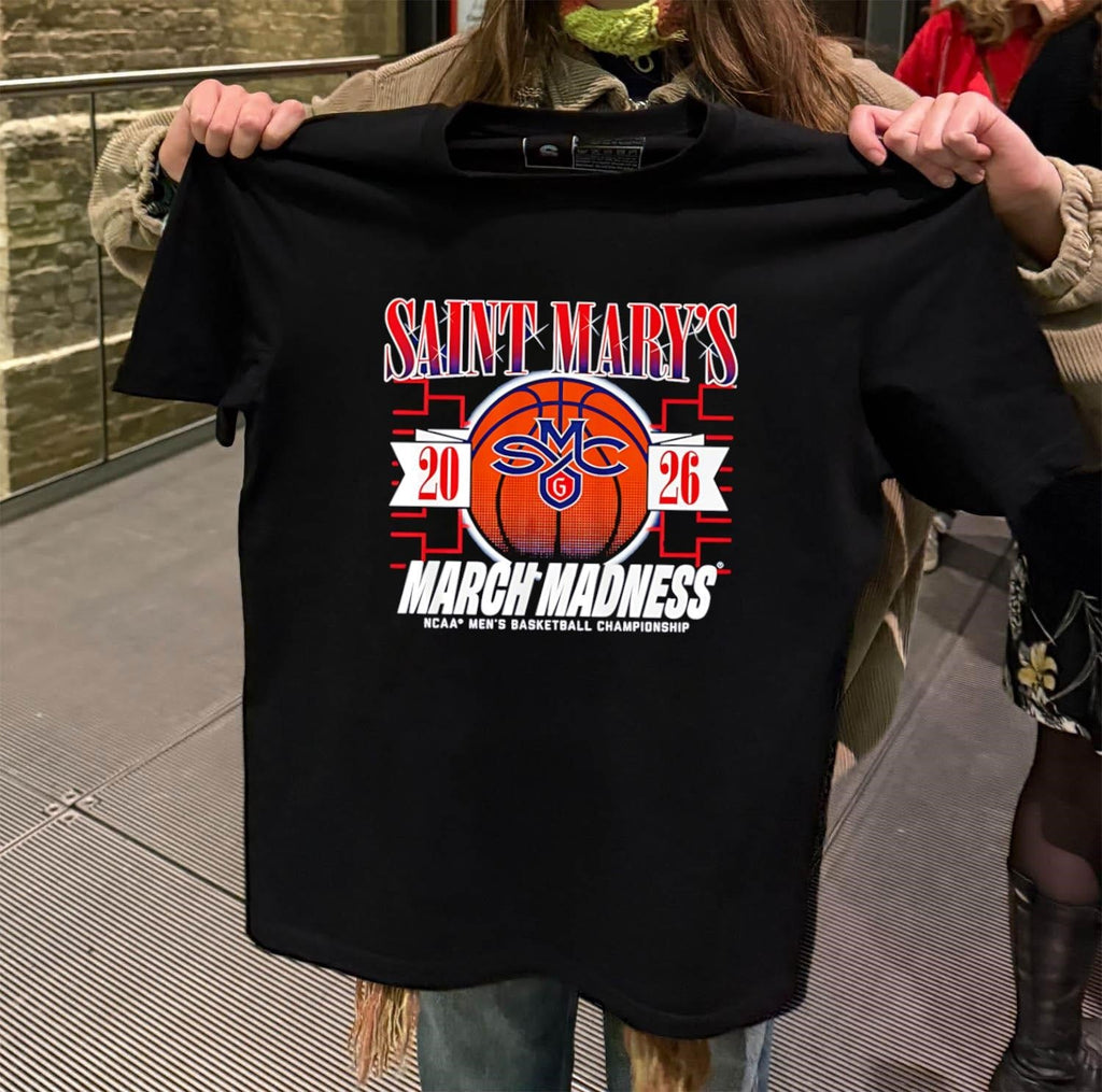Saint Mary's Gaels MBB 2026 March Madness Ncaa Men's - Adult & Kids T-Shirts, Sweatshirts & Hoodies apparel design preview 2
