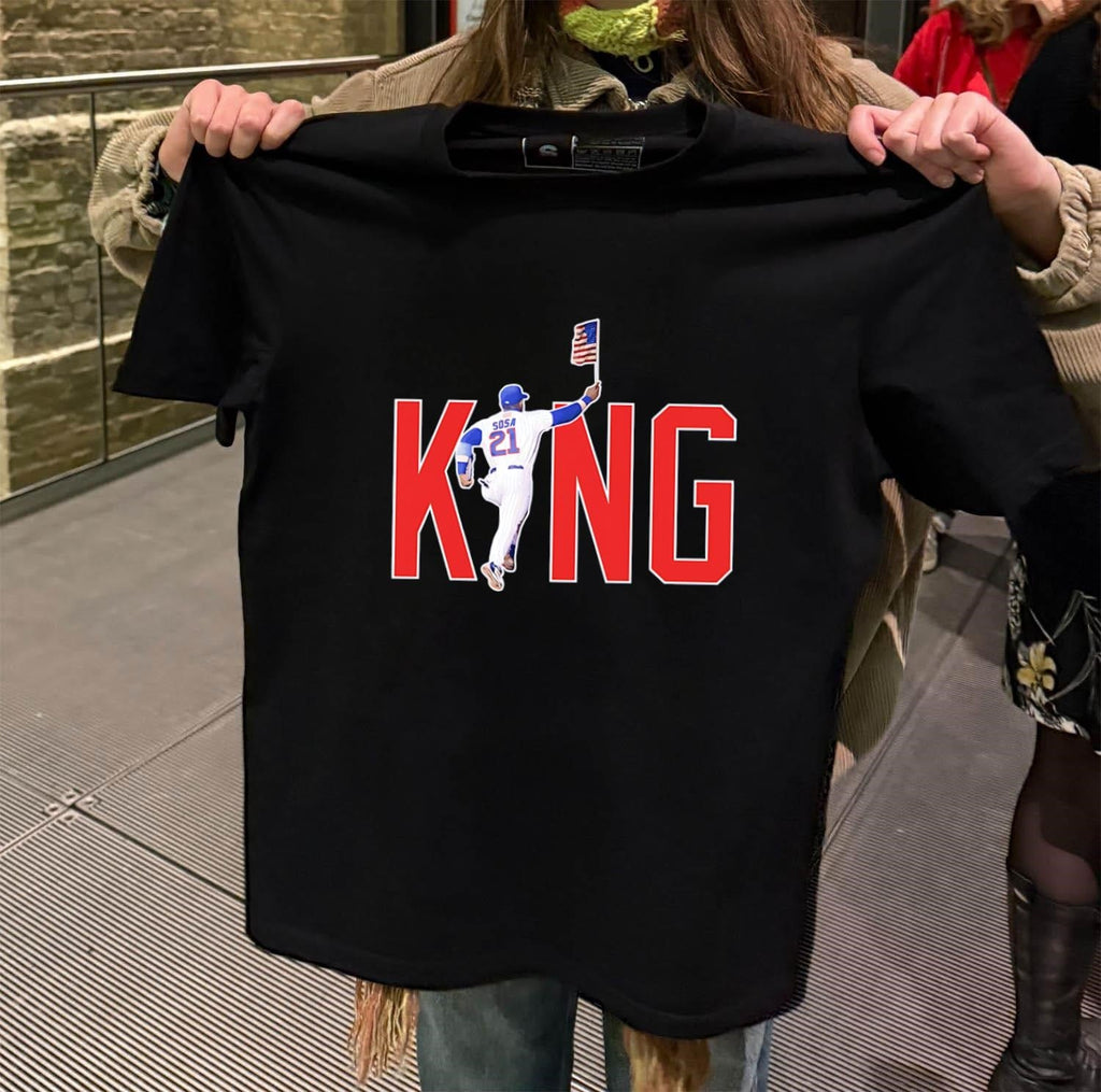 Sammy Sosa Is King - Adult & Kids T-Shirts, Sweatshirts & Hoodies apparel design preview 2