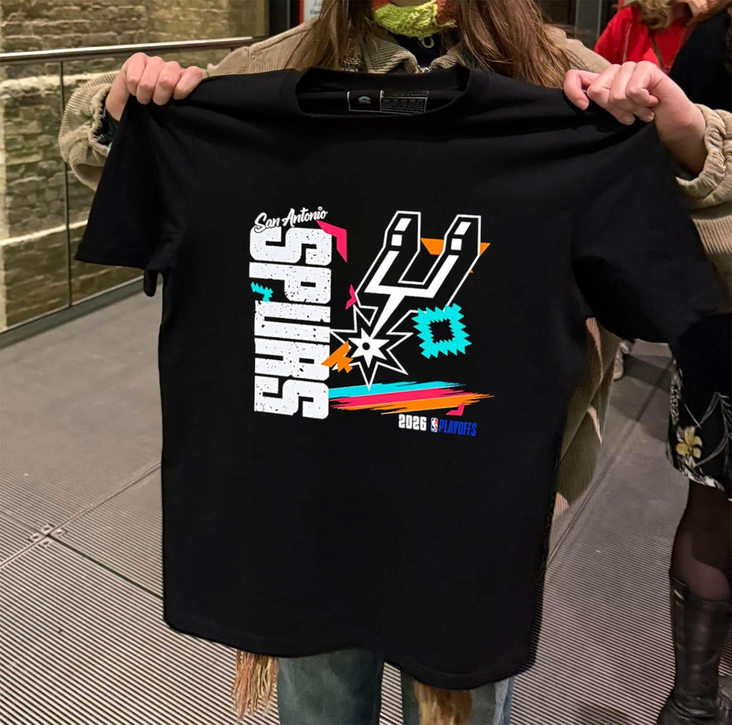 San Antonio Spurs 2026 NBA Playoffs - Adult & Kids T-Shirts, Sweatshirts & Hoodies apparel design preview 2