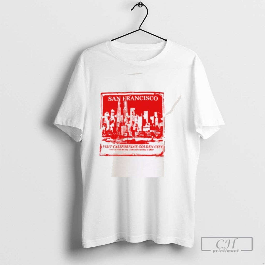 San Francisco Visit Californias Golden City - Adult & Kids T-Shirts, Sweatshirts & Hoodies apparel design preview 1