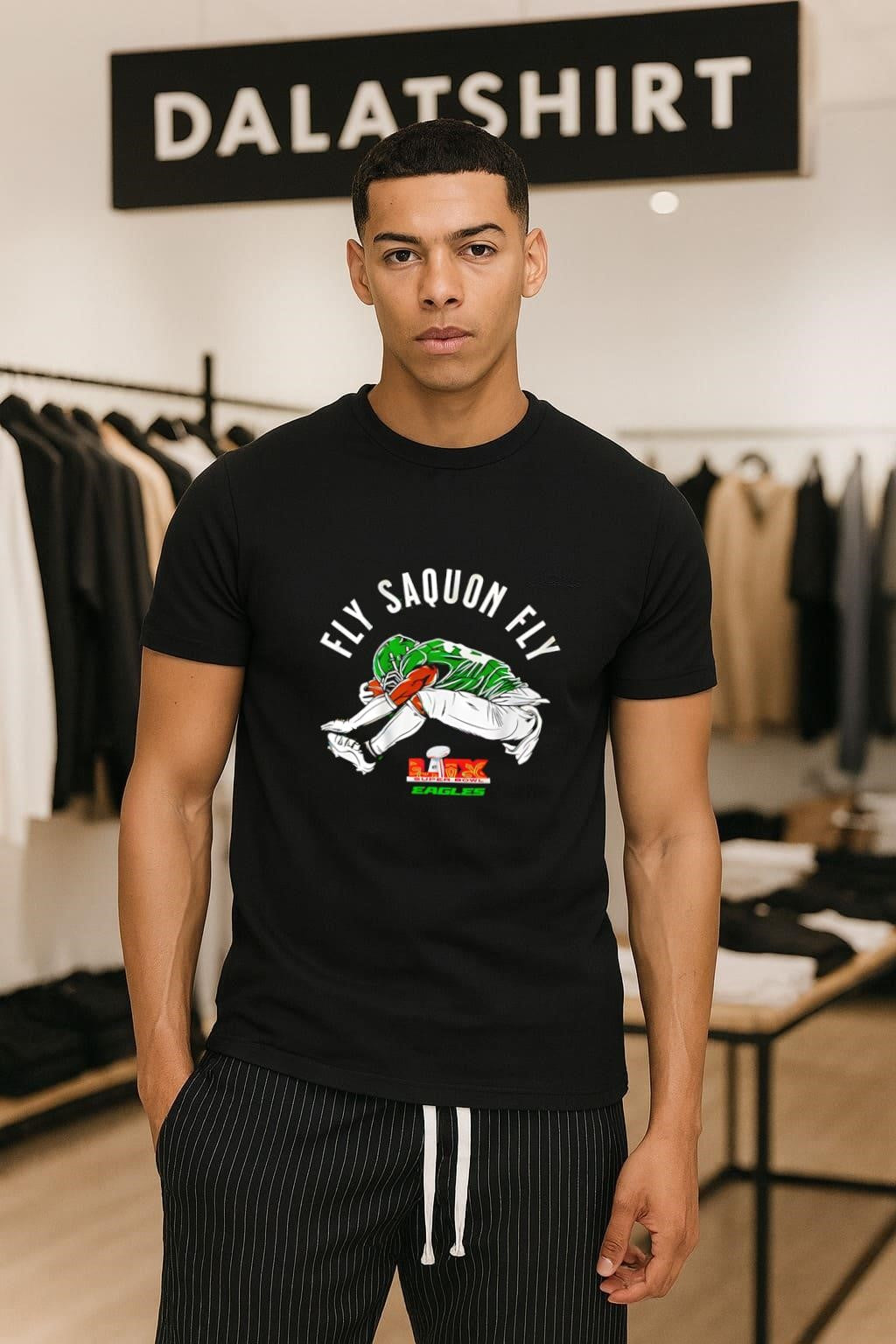 Saquon Barkley Fly - Adult & Kids T-Shirts, Sweatshirts & Hoodies apparel design preview 1