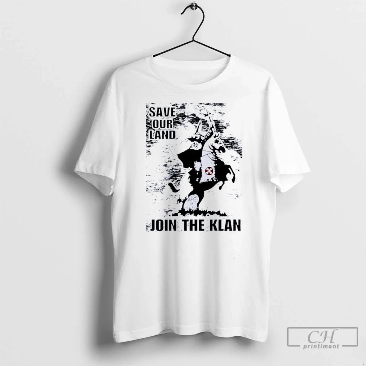 Save Our Land Join The Klan - Adult & Kids T-Shirts, Sweatshirts & Hoodies apparel design preview 1