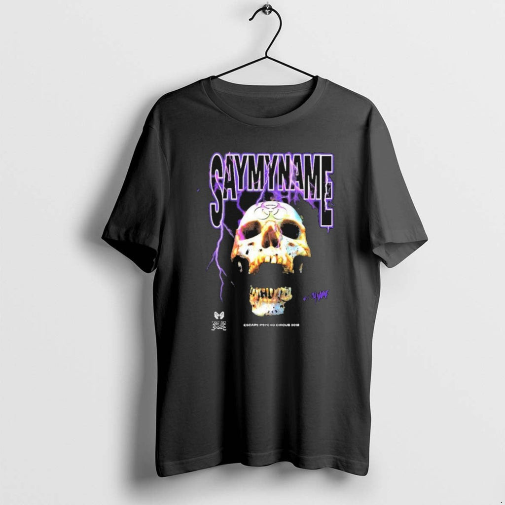 Saymyname X Escape Halloween Skull - Adult & Kids T-Shirts, Sweatshirts & Hoodies apparel design preview 1