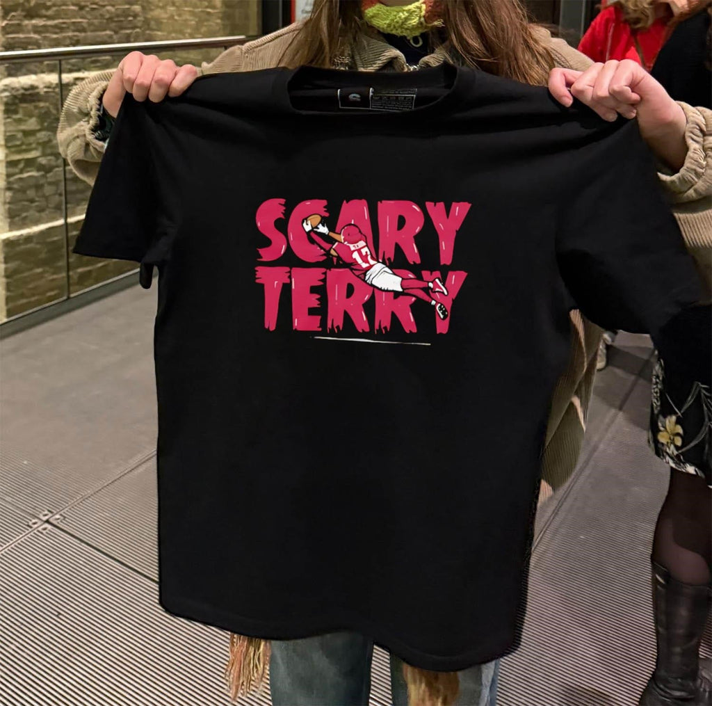 Scary Terry McLaurin Washington Football Number 17 - Adult & Kids T-Shirts, Sweatshirts & Hoodies apparel design preview 2