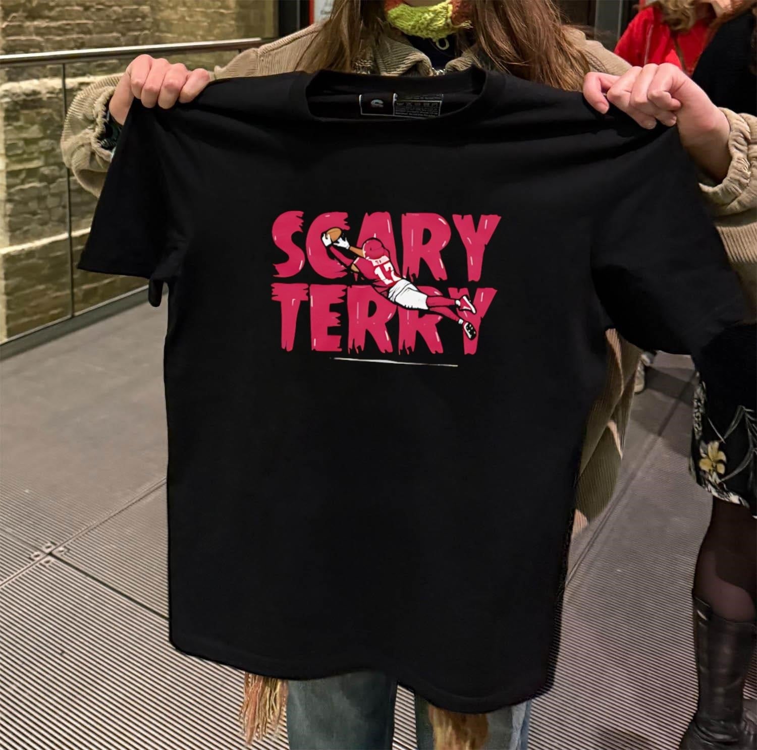 Scary Terry McLaurin Washington Football Number 17 - Adult & Kids T-Shirts, Sweatshirts & Hoodies apparel design preview 2