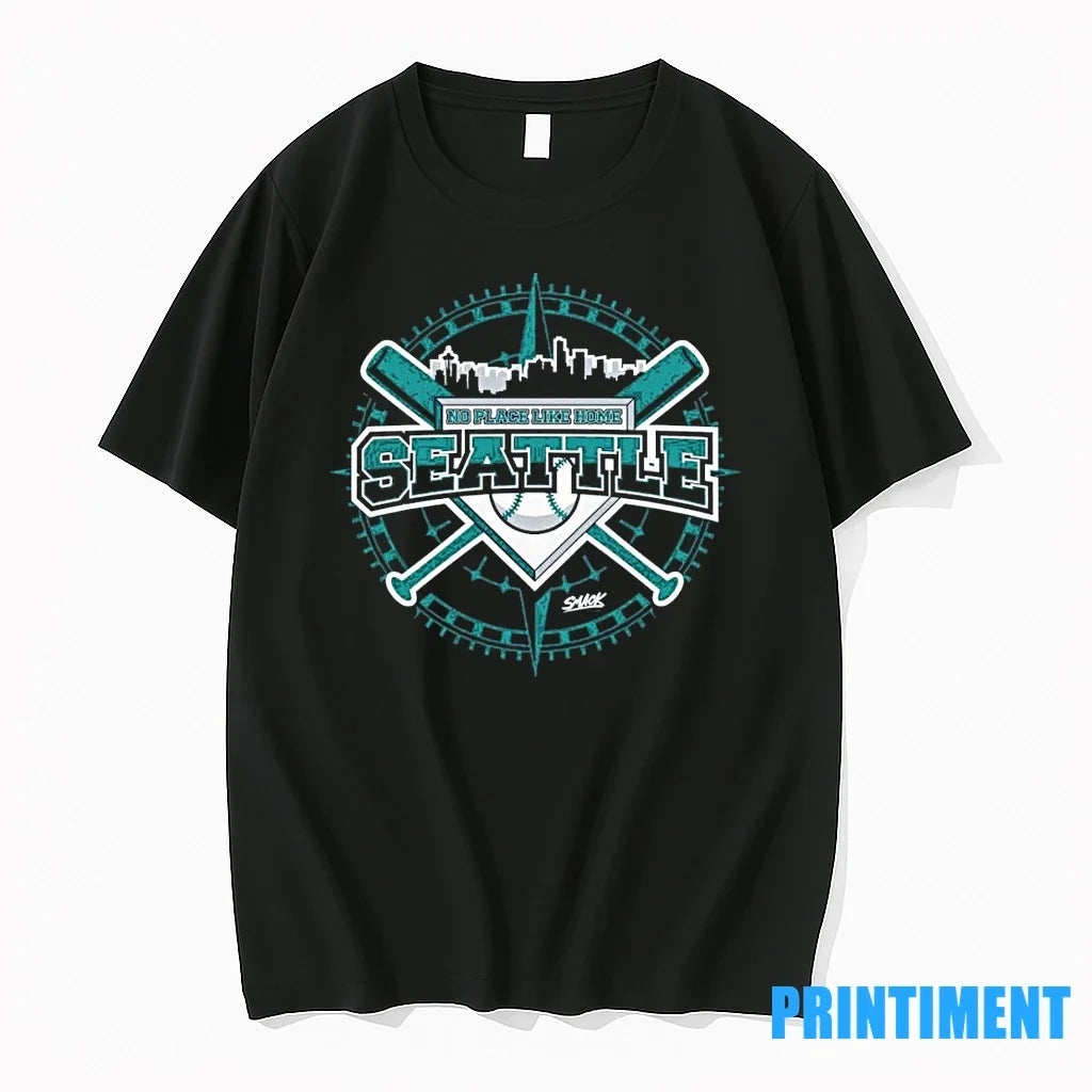 Seattle Baseball No Place Like Home Sweater - Adult & Kids T-Shirts, Sweatshirts & Hoodies apparel design preview 1