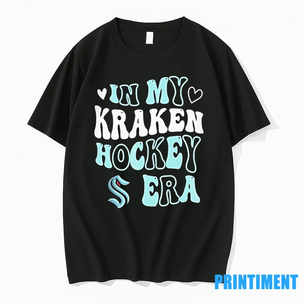 Seattle Kraken In My Hockey Era Sweater - Adult & Kids T-Shirts, Sweatshirts & Hoodies apparel design preview 1