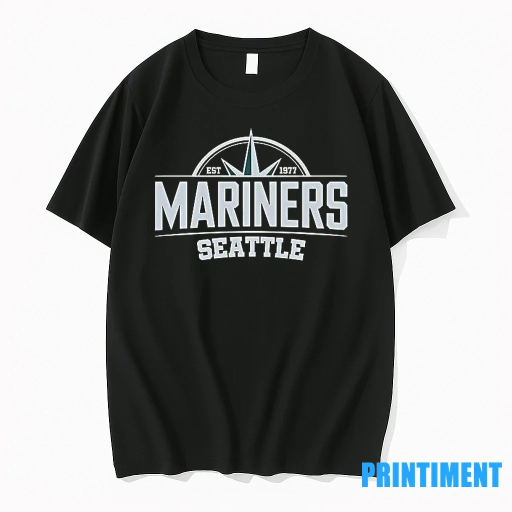 Seattle Mariners Est 1977 Sweater - Adult & Kids T-Shirts, Sweatshirts & Hoodies apparel design preview 1