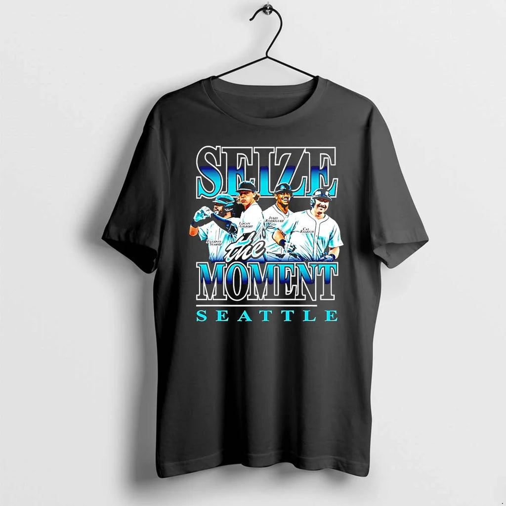 Seize The Moment Seattle Mariners Players Sweater - Adult & Kids T-Shirts, Sweatshirts & Hoodies apparel design preview 1