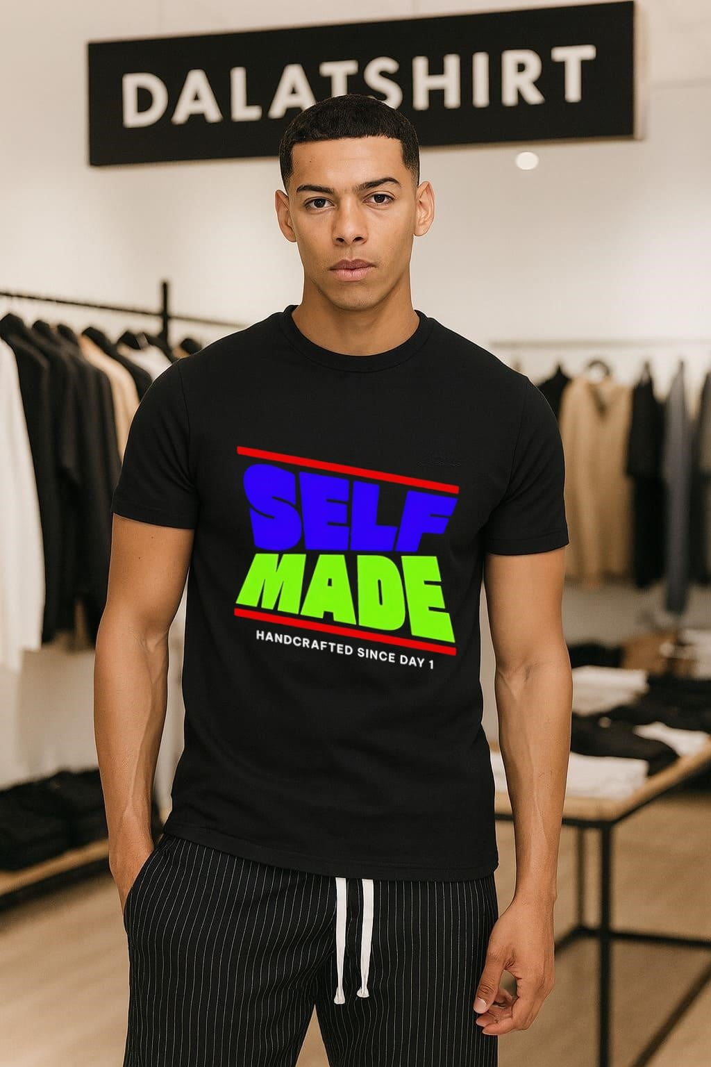 Self Made Handcrafted Since Day 1 Streetwear - Adult & Kids T-Shirts, Sweatshirts & Hoodies apparel design preview 1