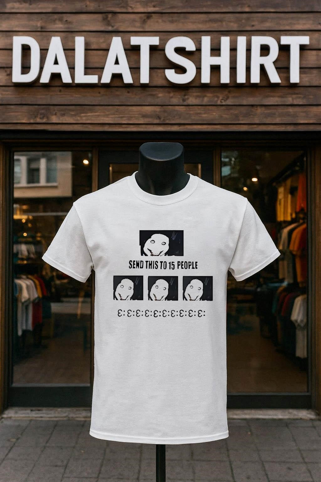 Send This To 15 People Jeff The Killer meme - Adult & Kids T-Shirts, Sweatshirts & Hoodies apparel design preview 1