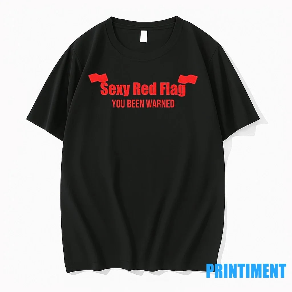 Sexy Red Flag You Been Warned Sweater - Adult & Kids T-Shirts, Sweatshirts & Hoodies apparel design preview 1