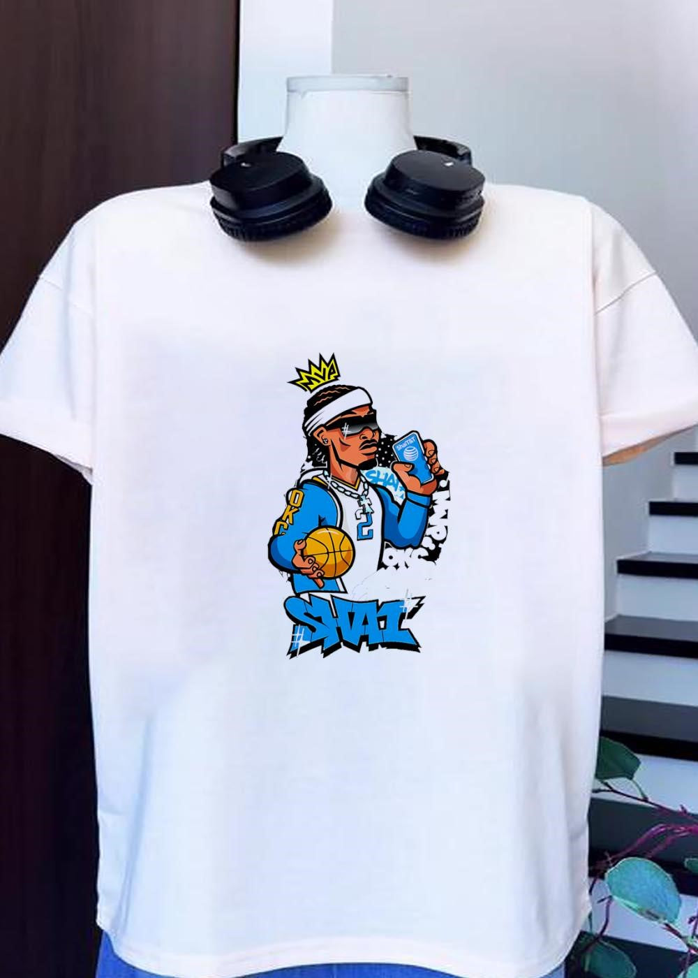 Shai Gilgeous Alexander ShaiTandT Crown Oklahoma City - Adult & Kids T-Shirts, Sweatshirts & Hoodies apparel design preview 1