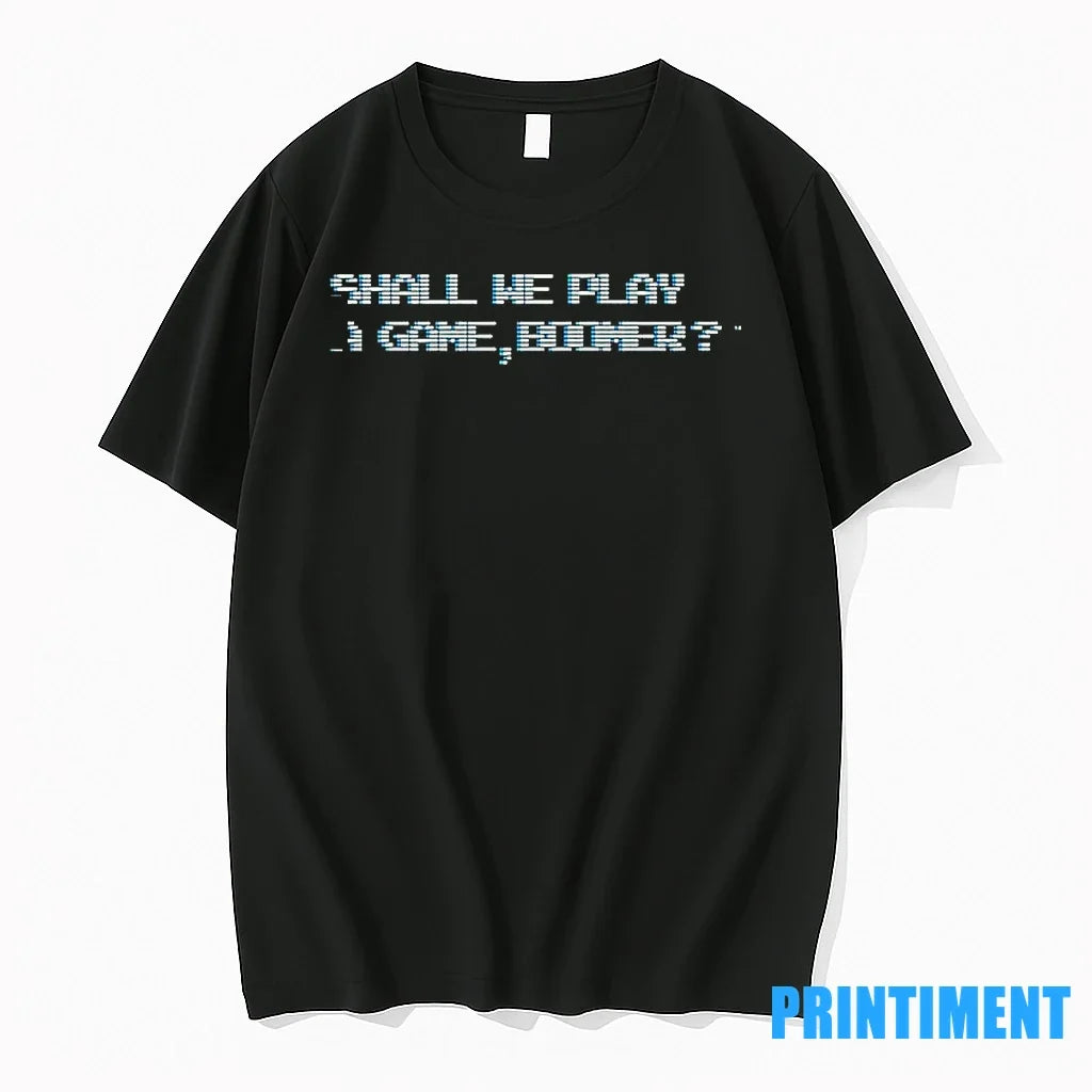 Shall We Play A Game Boomer Sweater - Adult & Kids T-Shirts, Sweatshirts & Hoodies apparel design preview 1