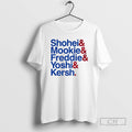 Shohei Mookie Freddie Yoshi Kersh Los Angeles Dodgers - Adult & Kids T-Shirts, Sweatshirts & Hoodies apparel design preview 1