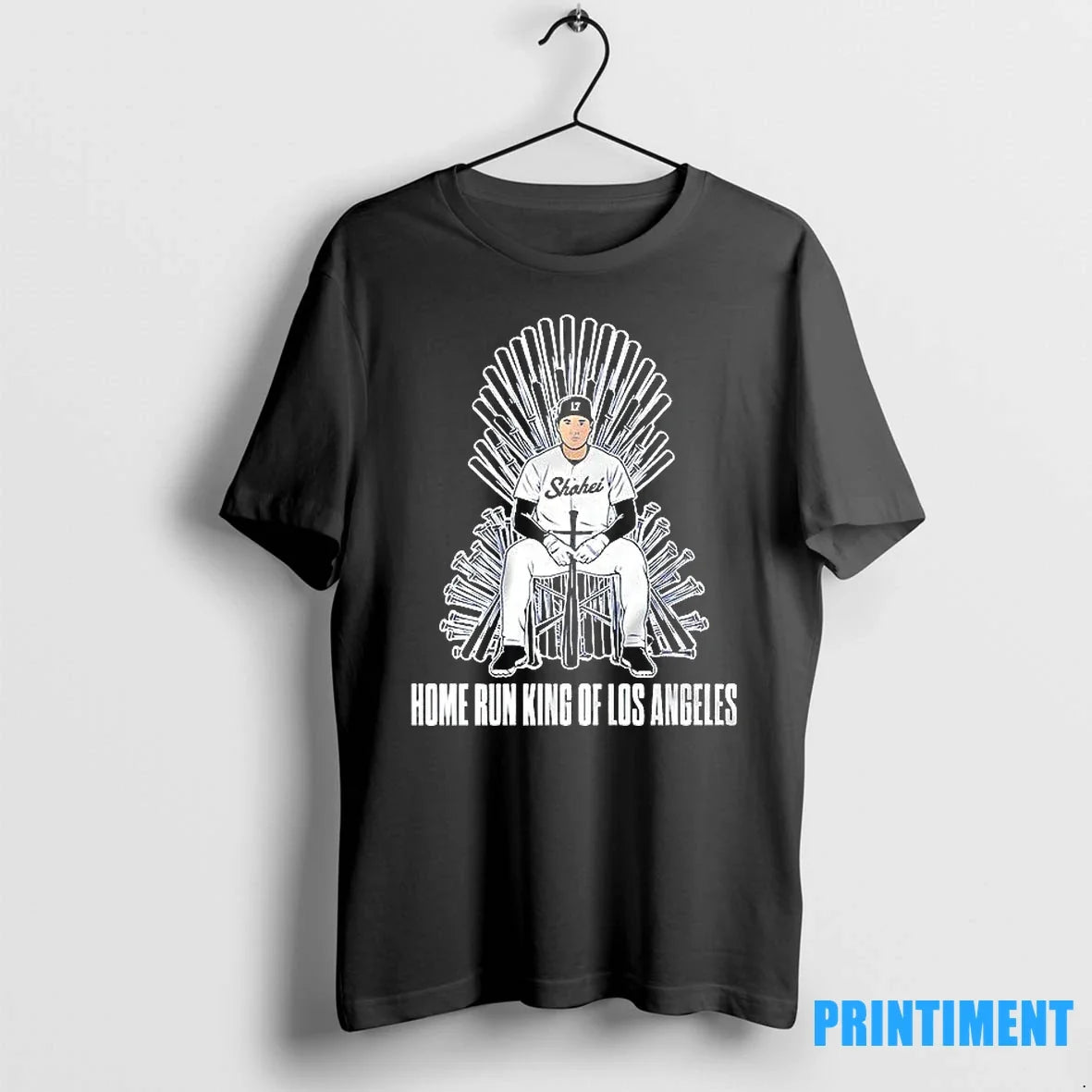 Shohei Ohtani Home Run King Of Los Angeles Sweater - Adult & Kids T-Shirts, Sweatshirts & Hoodies apparel design preview 1