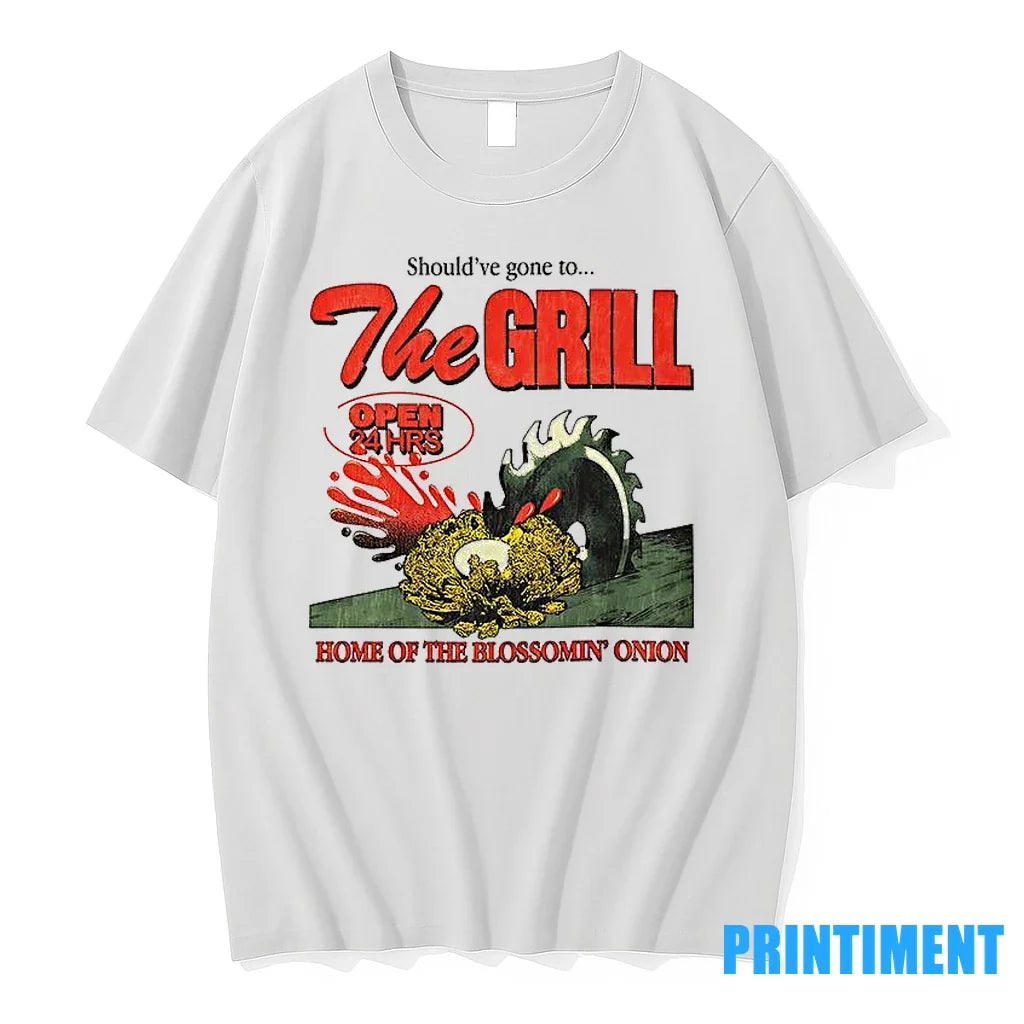 Shouldve Gone To The Grill Home Of Blossomin Onion - Adult & Kids T-Shirts, Sweatshirts & Hoodies apparel design preview 1