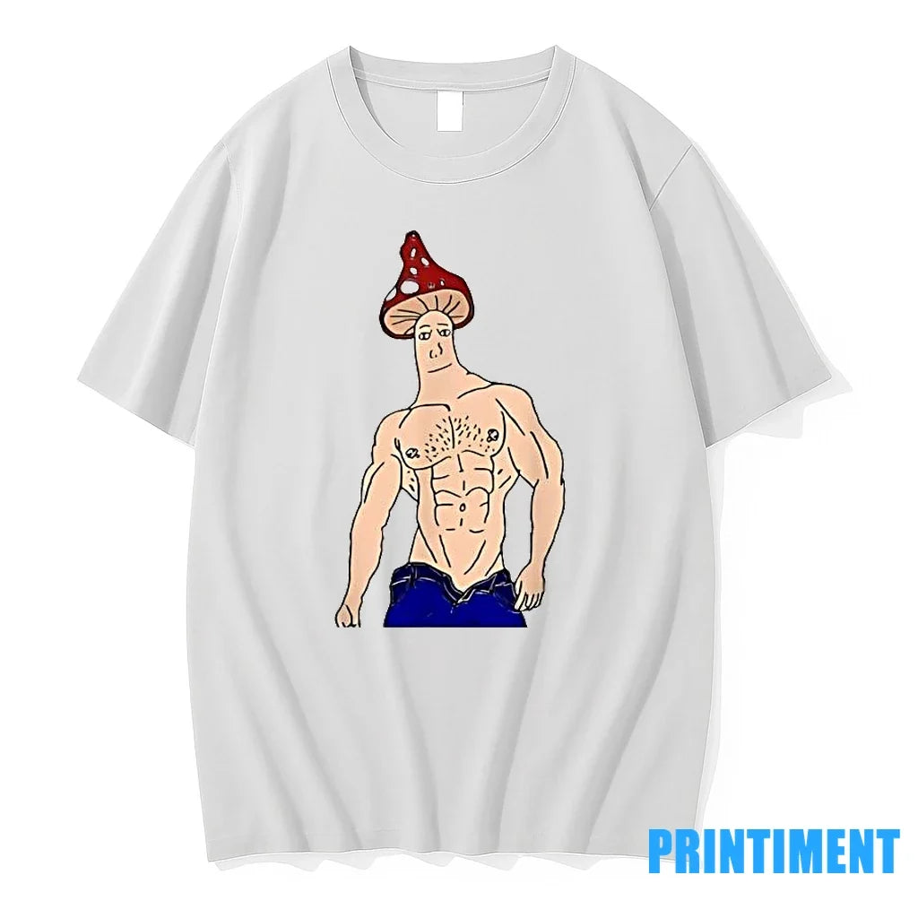 Shroomjak Mushroom Wojak Gym Sweater - Adult & Kids T-Shirts, Sweatshirts & Hoodies apparel design preview 1