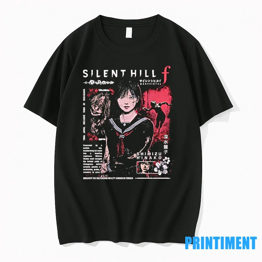 Silent Hill Shimizu Hinako Uncover The Disturbing - Adult & Kids T-Shirts, Sweatshirts & Hoodies apparel design preview 1