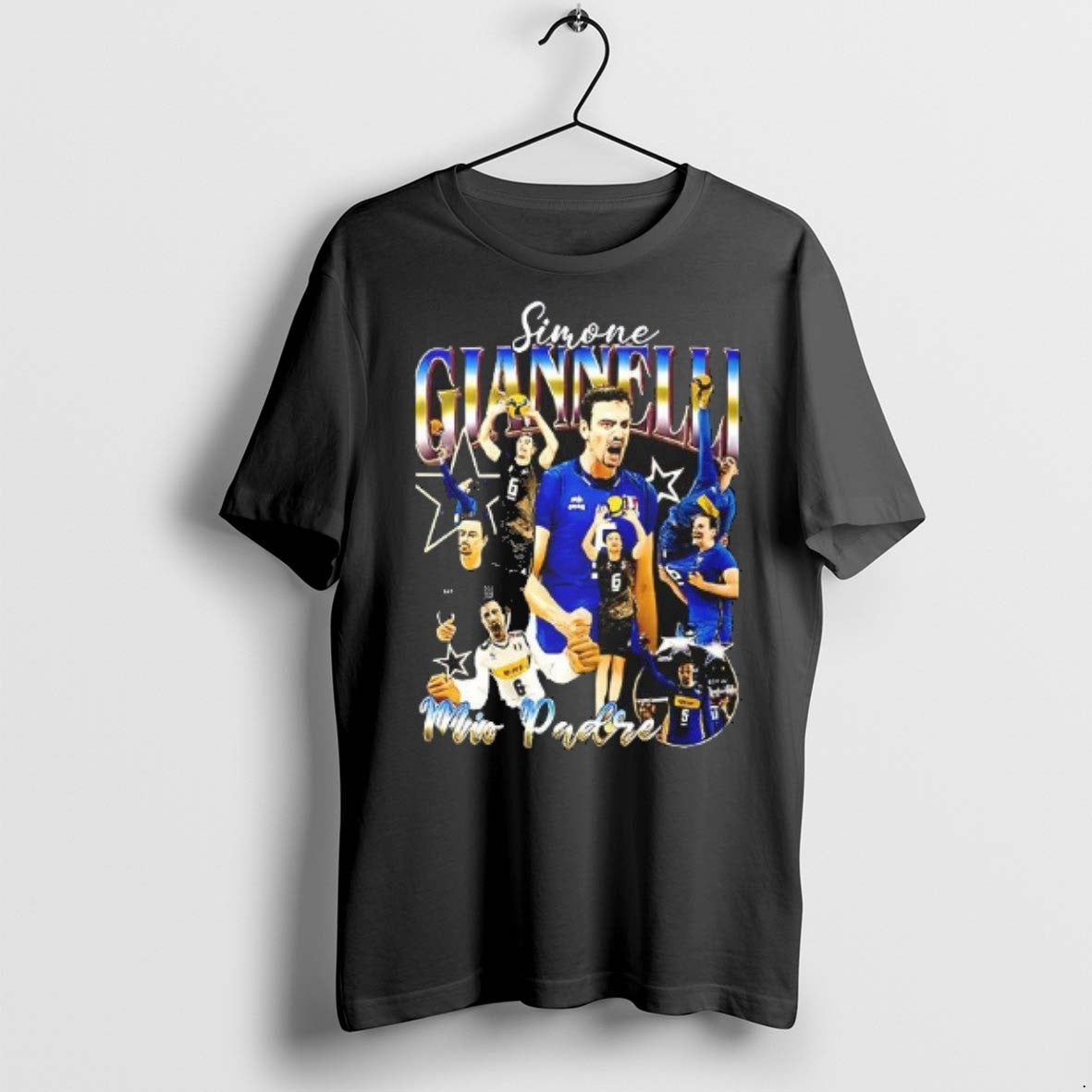 Simone Giannelli Mio Padre Retro - Adult & Kids T-Shirts, Sweatshirts & Hoodies apparel design preview 1