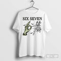 Six Seven 6 7 Skeleton Hands Halloween - Adult & Kids T-Shirts, Sweatshirts & Hoodies apparel design preview 1