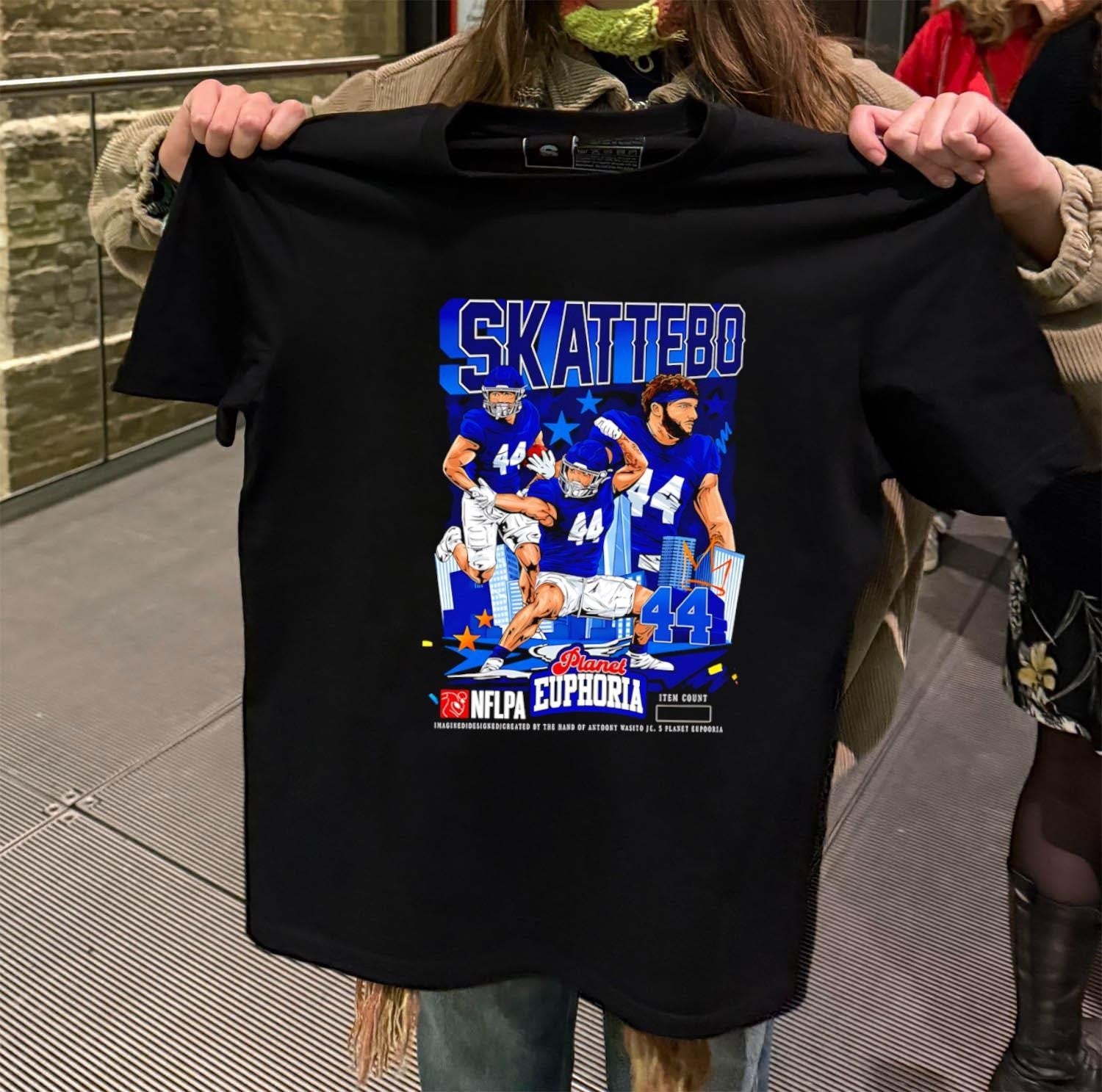 Skattebo 44 Planet Euphoria Football - Adult & Kids T-Shirts, Sweatshirts & Hoodies apparel design preview 2