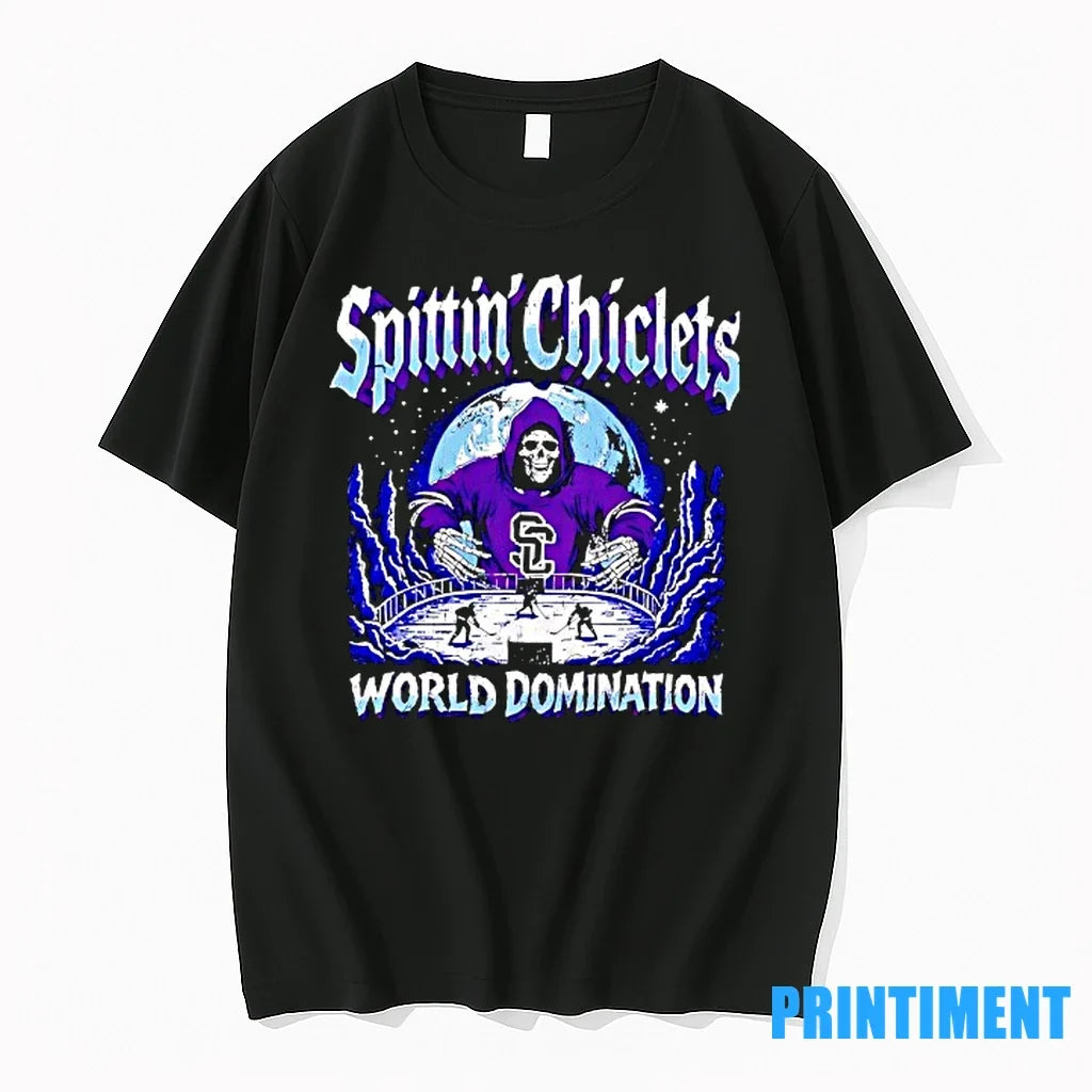 Skeleton Spittin Chiclets World Domination Sweater - Adult & Kids T-Shirts, Sweatshirts & Hoodies apparel design preview 1