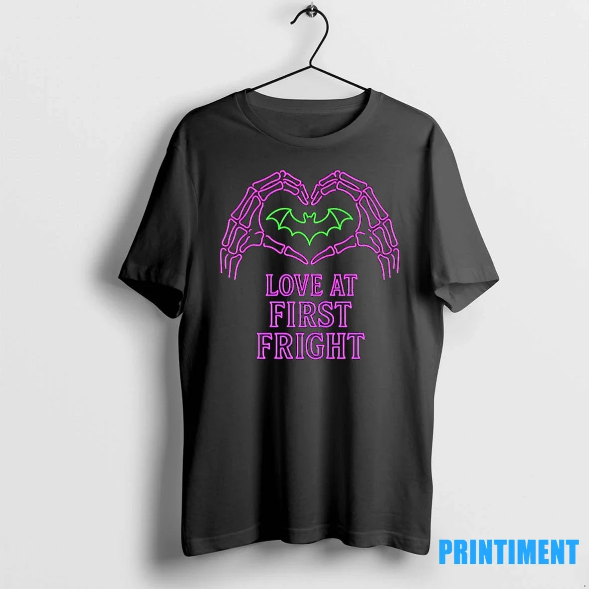 Skeleton Hand X Bat Love At First Fright Sweater - Adult & Kids T-Shirts, Sweatshirts & Hoodies apparel design preview 1