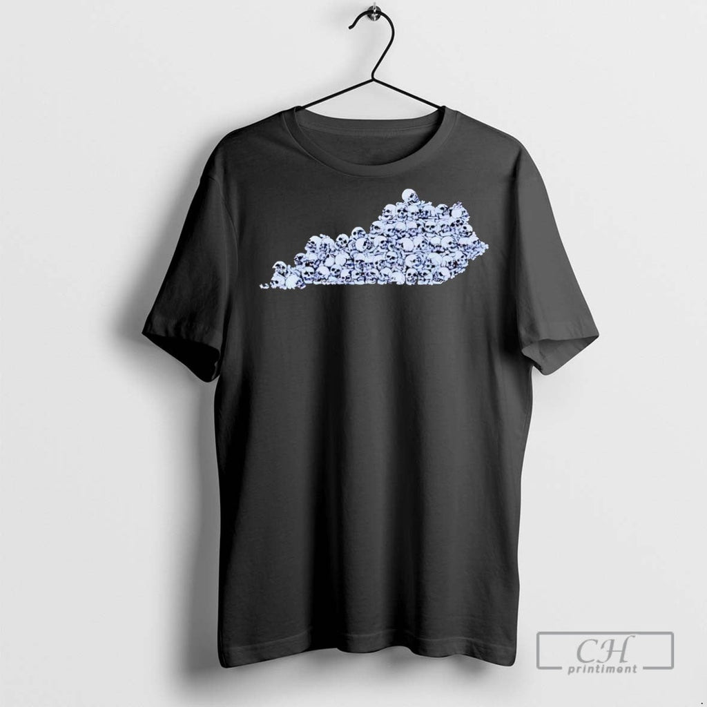 Skulls Kentucky Shape - Adult & Kids T-Shirts, Sweatshirts & Hoodies apparel design preview 1