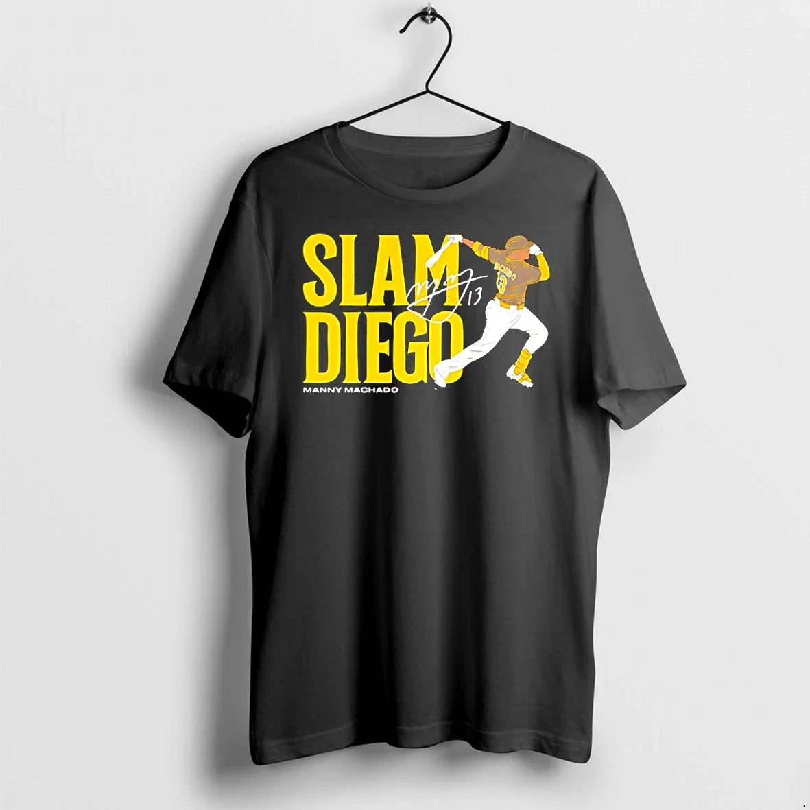 Slam Diego Manny Machado San Padres Signature Sweater - Adult & Kids T-Shirts, Sweatshirts & Hoodies apparel design preview 1