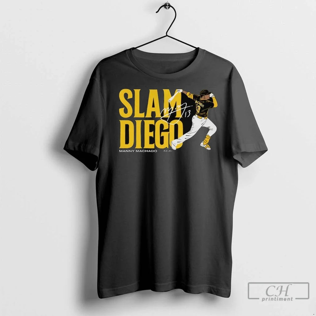 Slam Diego Manny Machado Signature Long Sleve - Adult & Kids T-Shirts, Sweatshirts & Hoodies apparel design preview 1