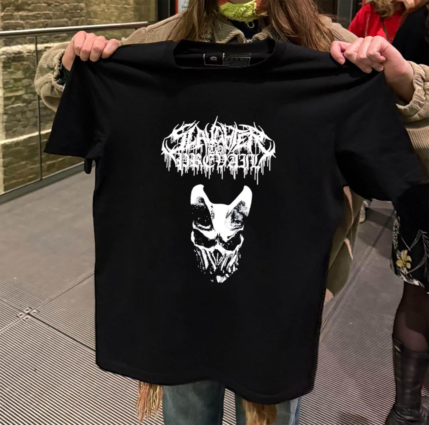 Slaughter To Prevail Bone Mask Deathcore Band Logo - Adult & Kids T-Shirts, Sweatshirts & Hoodies apparel design preview 2