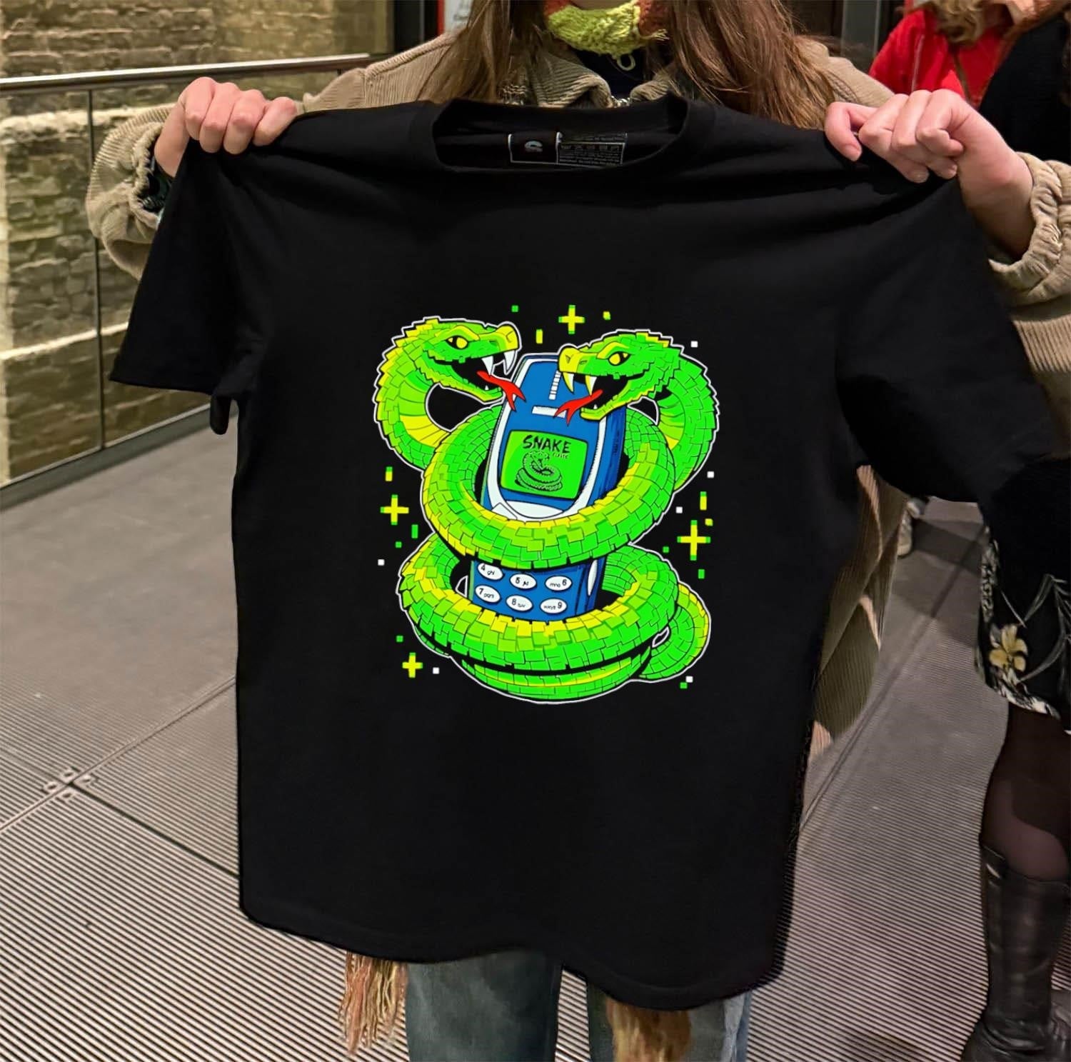 Snake Nokia 3310 - Adult & Kids T-Shirts, Sweatshirts & Hoodies apparel design preview 2