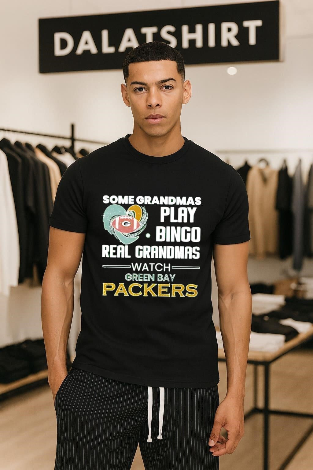 Some Grandmas Play Bingo Real Watch Green Bay Packers - Adult & Kids T-Shirts, Sweatshirts & Hoodies apparel design preview 1
