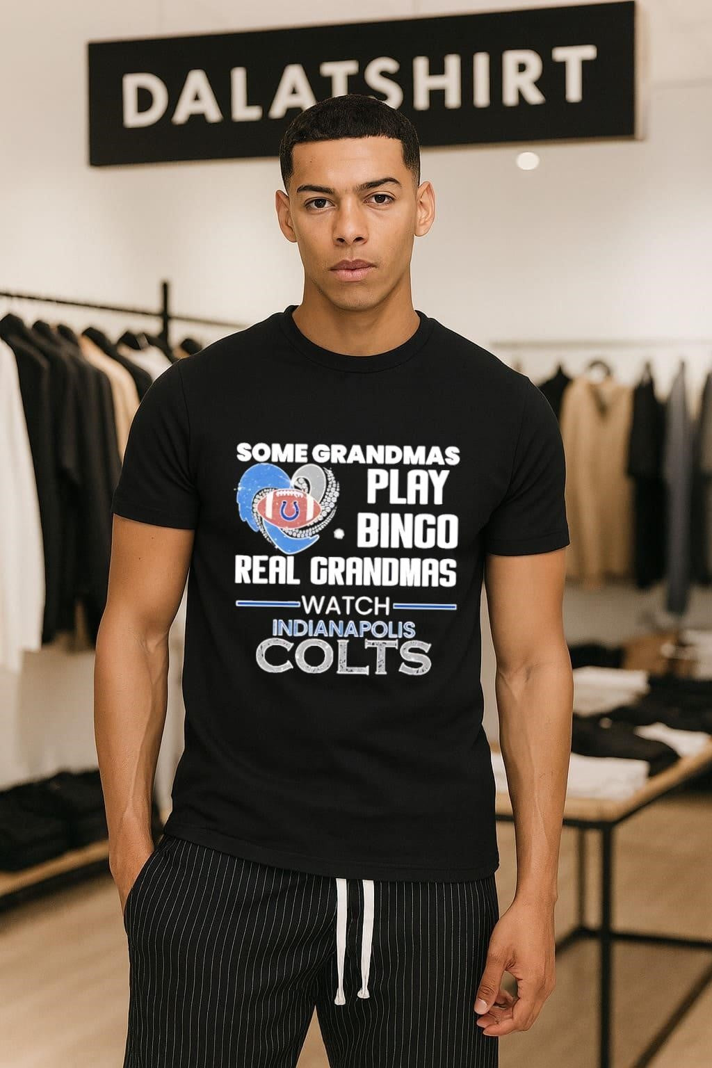 Some Grandmas Play Bingo Real Watch Indianapolis - Adult & Kids T-Shirts, Sweatshirts & Hoodies apparel design preview 1
