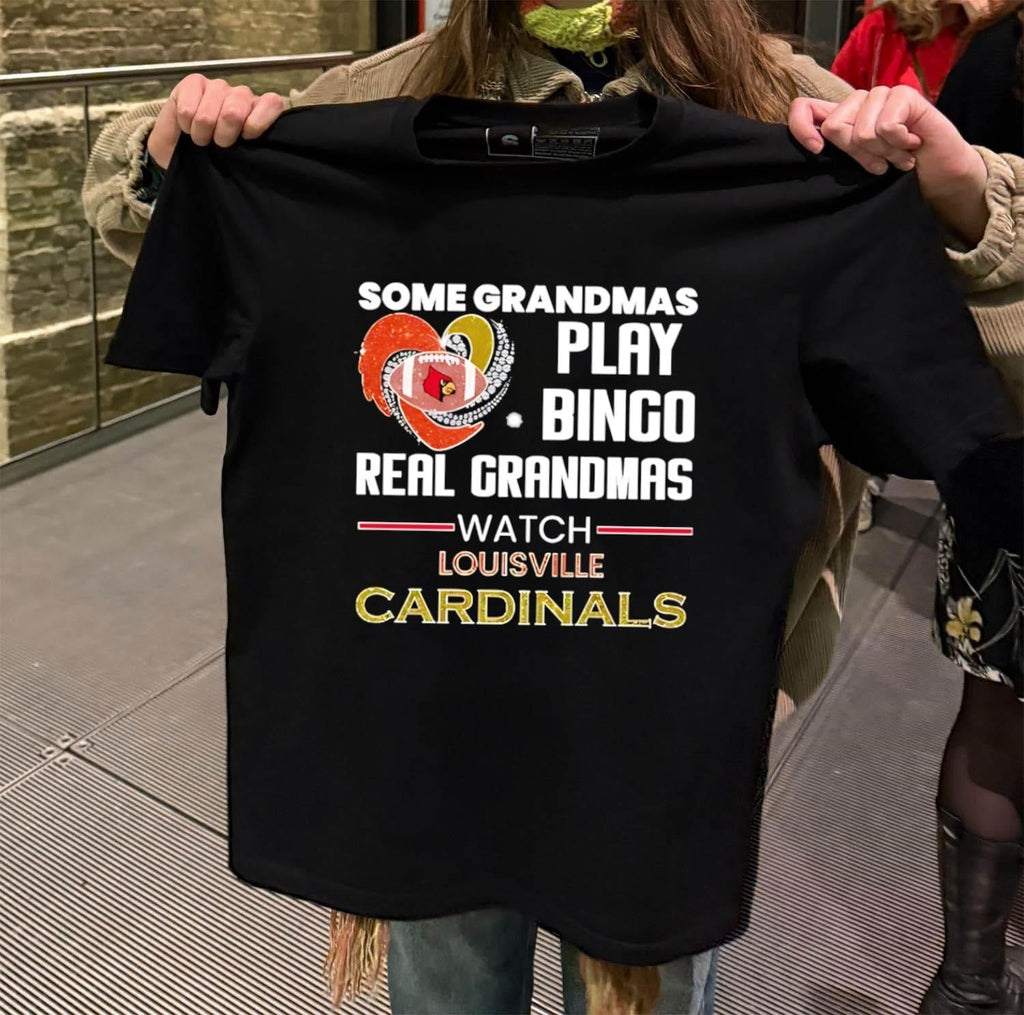 Some Grandmas Play Bingo Real Watch Louisville - Adult & Kids T-Shirts, Sweatshirts & Hoodies apparel design preview 2