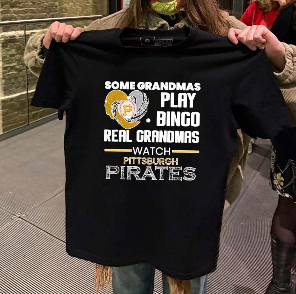 Some Grandmas Play Bingo Real Watch Pittsburgh - Adult & Kids T-Shirts, Sweatshirts & Hoodies apparel design preview 2