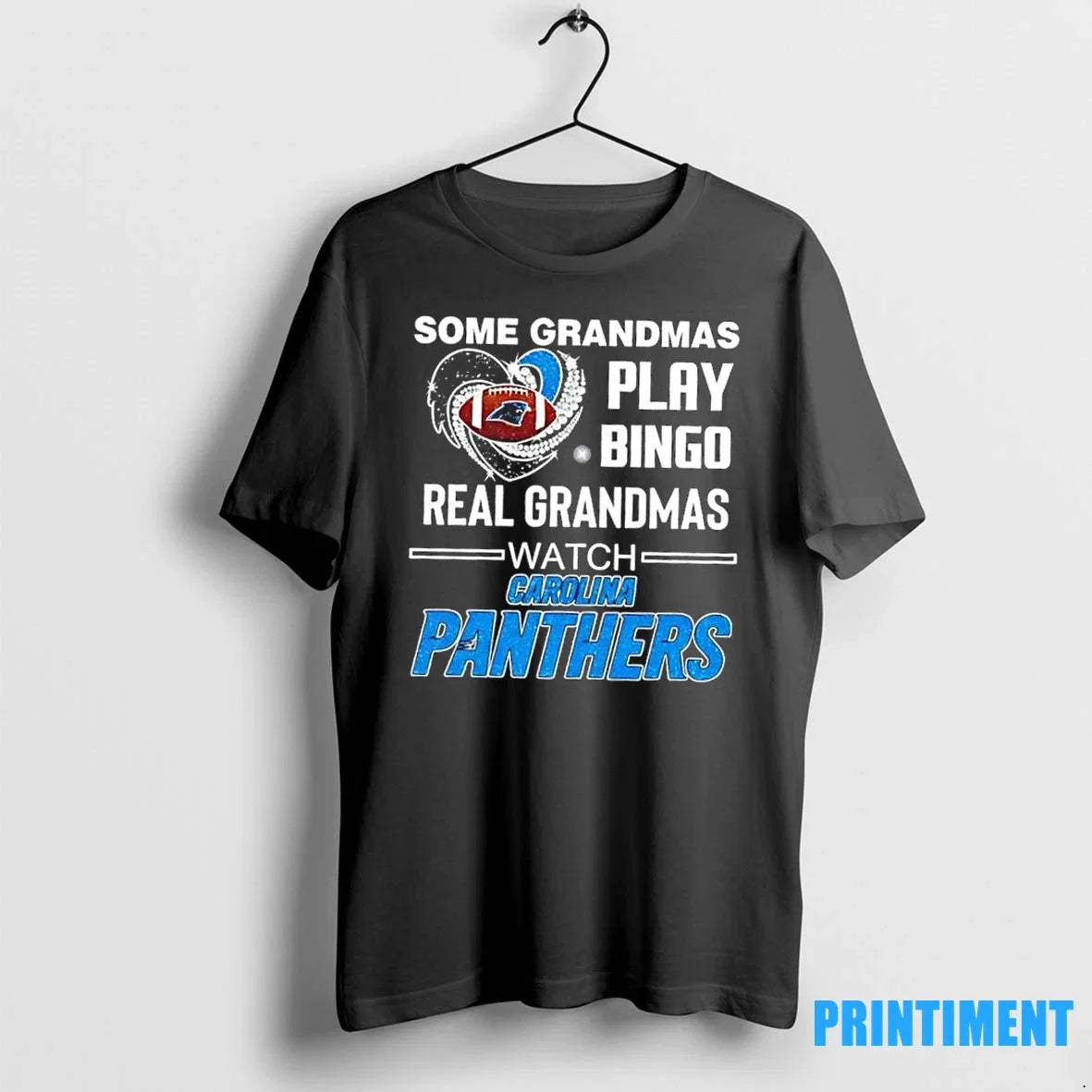 Some Grandmas Play Bingo Real Watch Carolina Panthers - Adult & Kids T-Shirts, Sweatshirts & Hoodies apparel design preview 1