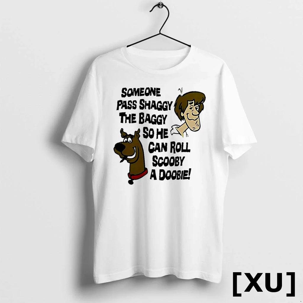 Someone Pass Shaggy The Baggy So He Can Roll Scooby A - Adult & Kids T-Shirts, Sweatshirts & Hoodies apparel design preview 1