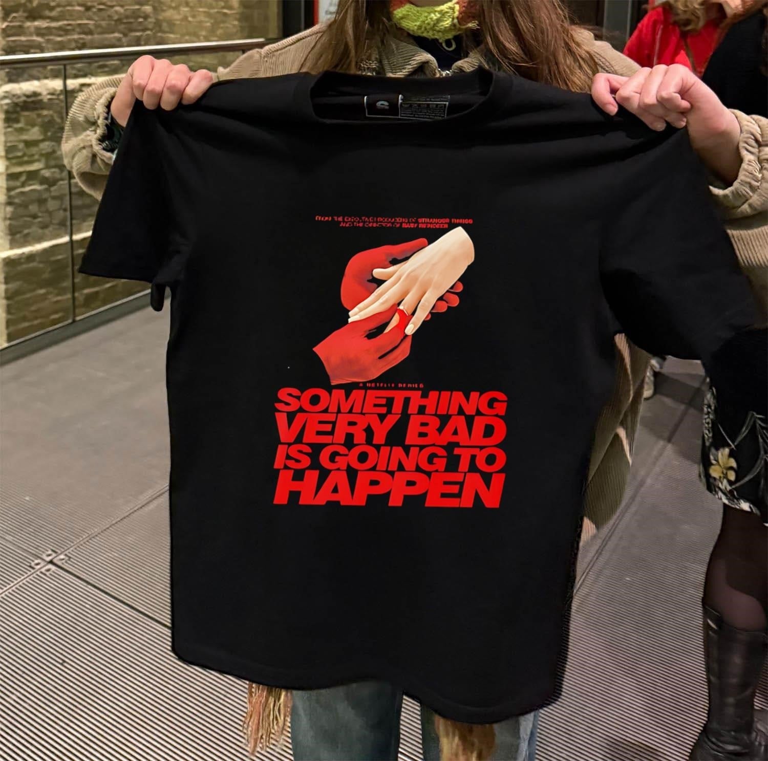 Something very bad is going to happen red hand ring - Adult & Kids T-Shirts, Sweatshirts & Hoodies apparel design preview 2
