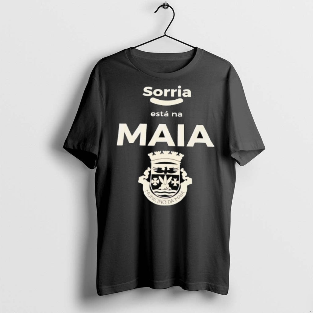Sorria Esta Na Maia Municipio Da Logo - Adult & Kids T-Shirts, Sweatshirts & Hoodies apparel design preview 1