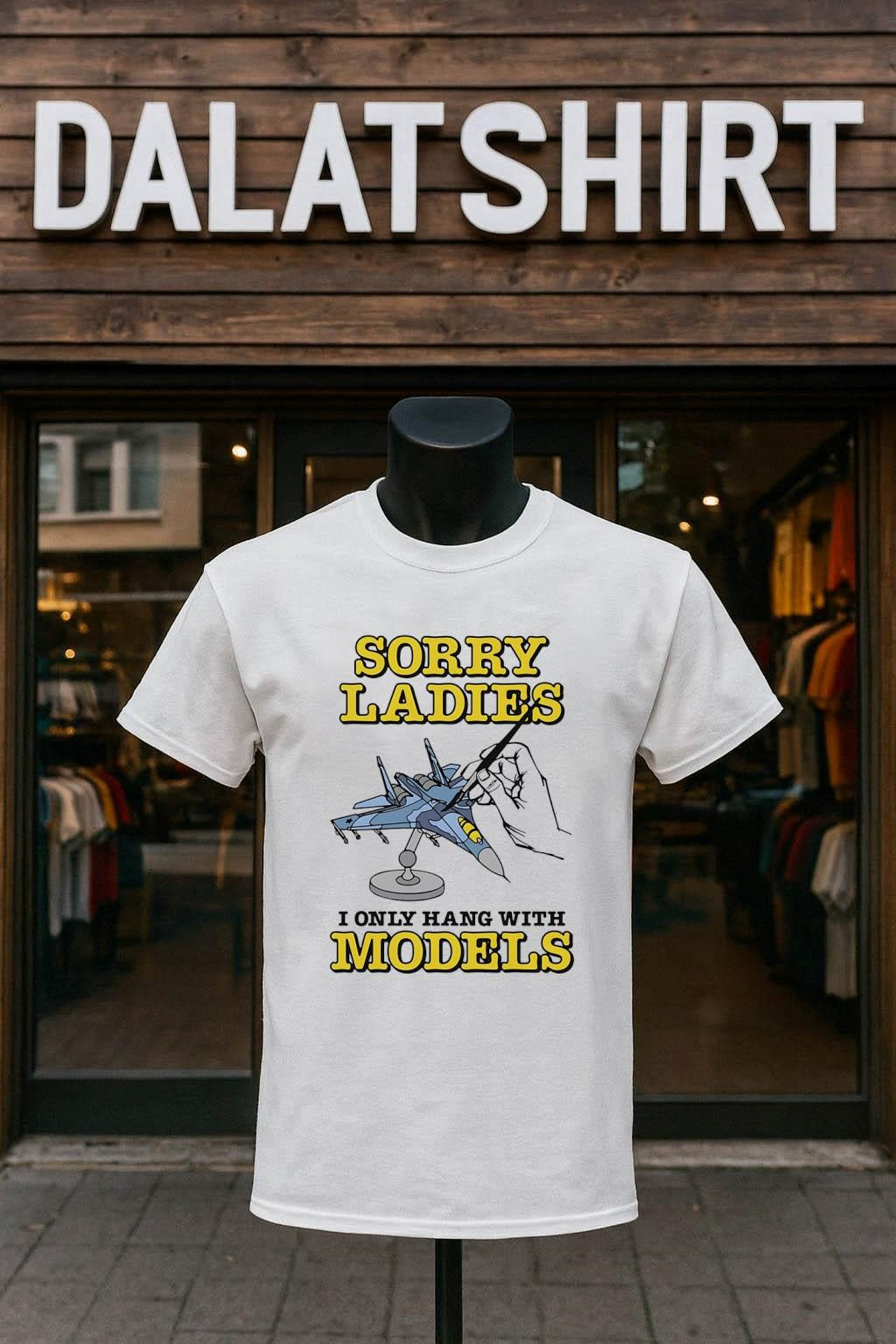 Sorry Ladies I Only Hang With Models Painting Fighter - Adult & Kids T-Shirts, Sweatshirts & Hoodies apparel design preview 1