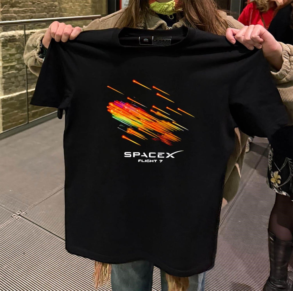 SpaceX Starship Flight Test 7 - Adult & Kids T-Shirts, Sweatshirts & Hoodies apparel design preview 2