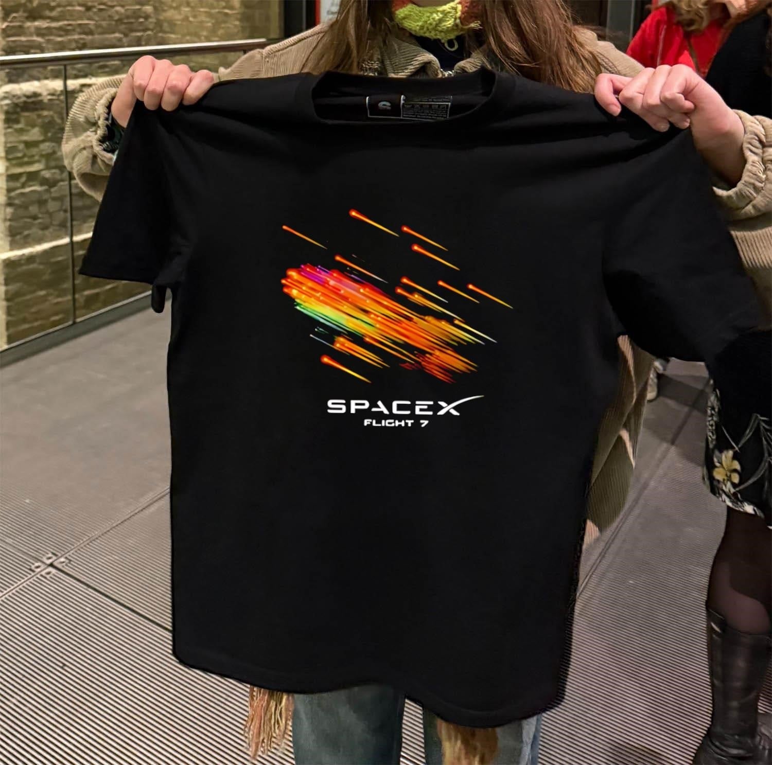 SpaceX Starship Flight Test 7 - Adult & Kids T-Shirts, Sweatshirts & Hoodies apparel design preview 2