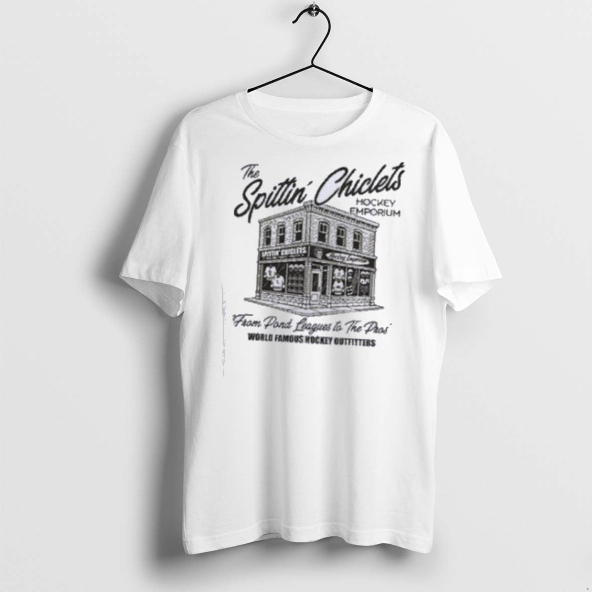 Spittin Chiclets Hockey Emporium - Adult & Kids T-Shirts, Sweatshirts & Hoodies apparel design preview 1