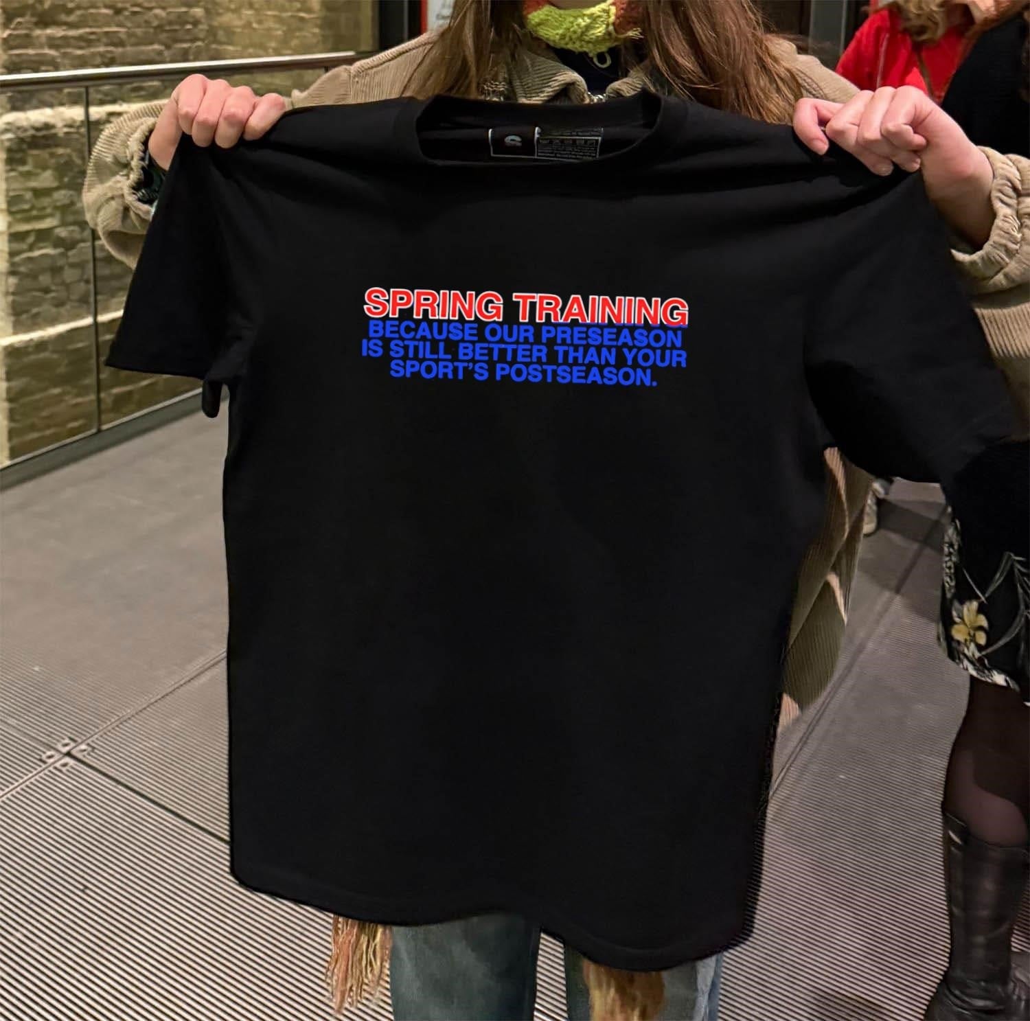 Spring Training Because Our Preseason Is Still Better - Adult & Kids T-Shirts, Sweatshirts & Hoodies apparel design preview 2