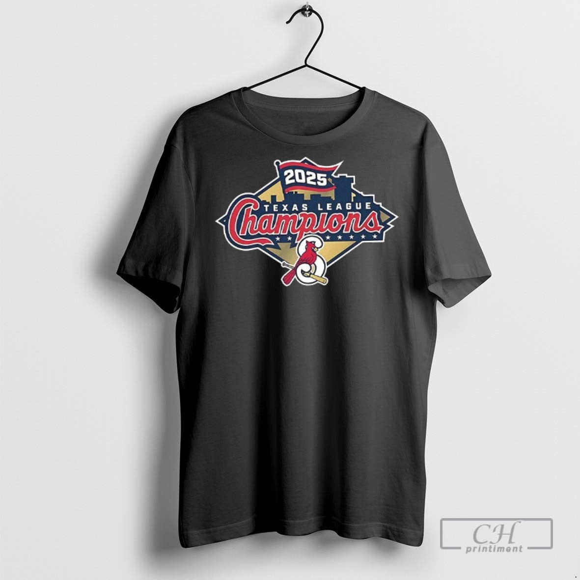 Springfield Cardinals 2025 Texas League Champions - Adult & Kids T-Shirts, Sweatshirts & Hoodies apparel design preview 1