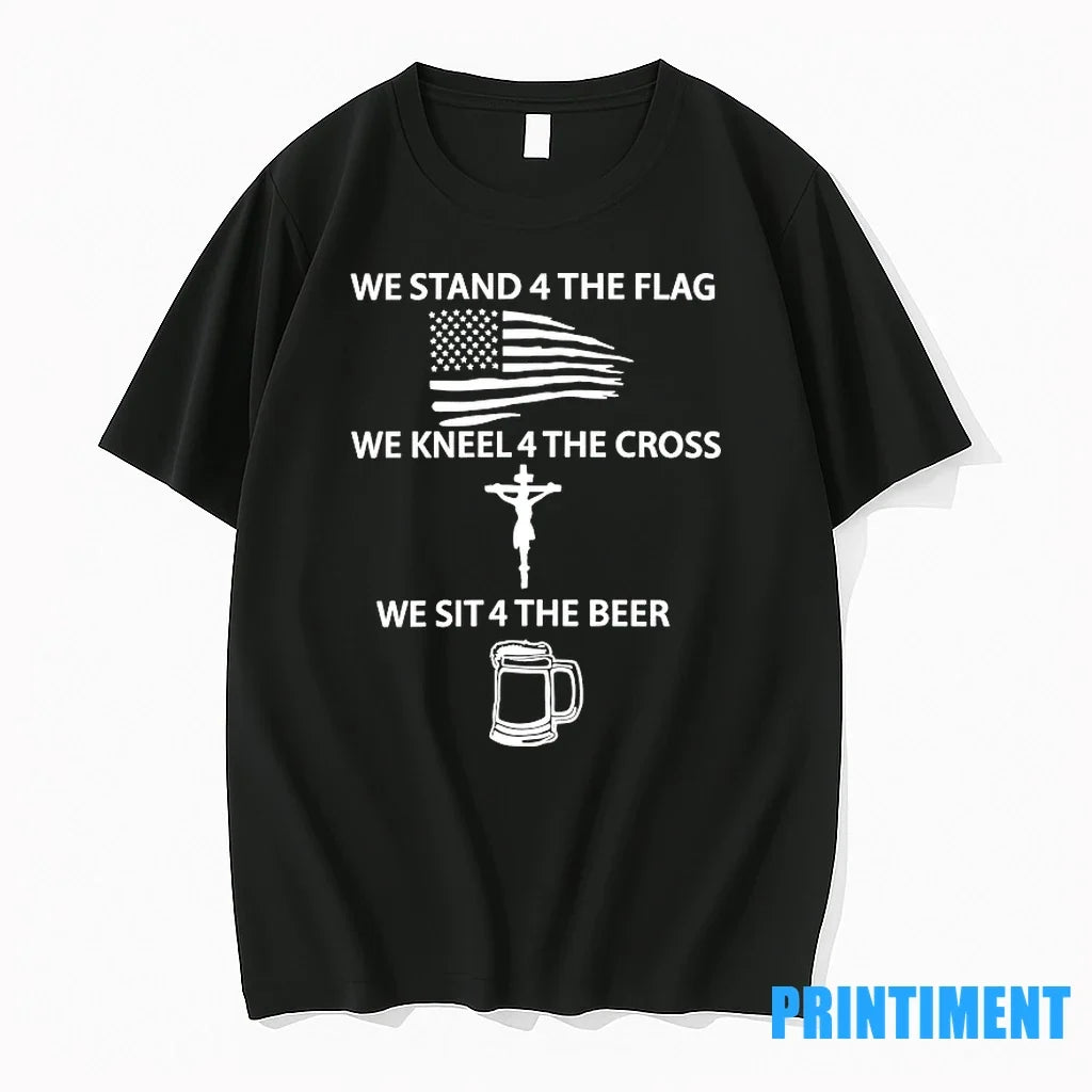 Stand For The Flag Sit Beer Sweater - Adult & Kids T-Shirts, Sweatshirts & Hoodies apparel design preview 1